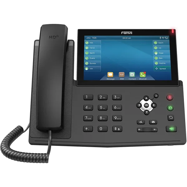 Телефон IP X7 2xGE LAN, 1xUSB-A, BT, SIP, VPN, PoE, 7" цветной экран Fanvil (X7) - Фото 1