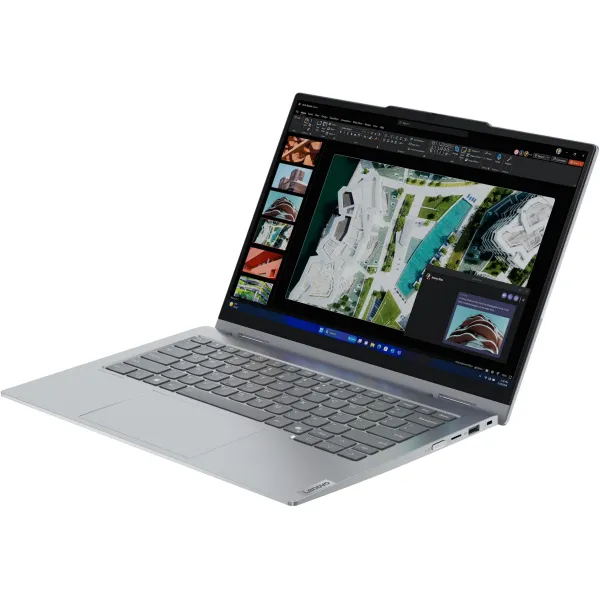 Ноутбук ThinkBook 14 2-in-1-G4 14" WUXGA IPS Touch, Intel U7-155H, 32GB, F1TB, UMA, Win11P, сріблястий Lenovo (21MX000VRA) - Фото 3