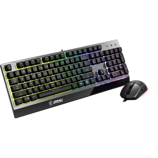 Комплект клавиатура и мышь USB RGB Vigor GK30 Combo UA EN/UKR/RU чёрный MSI (S11-04UA212-CLA) - Фото 2