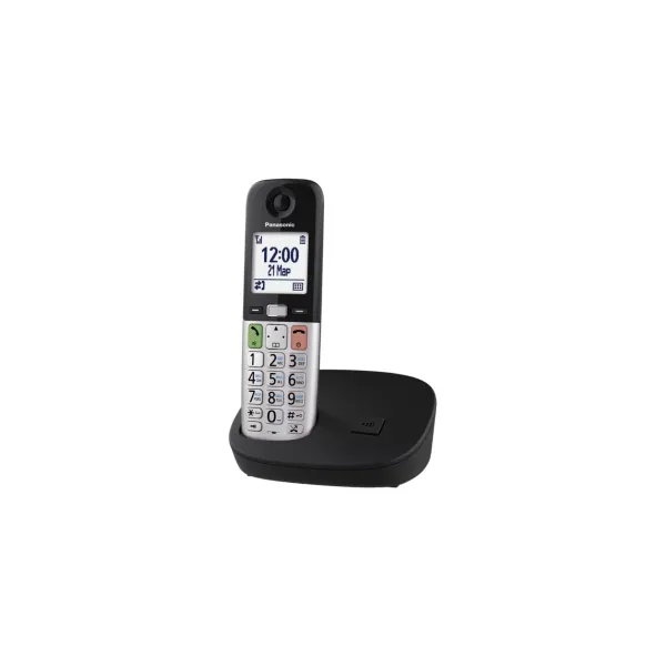 Радиотелефон DECT KX-TGU410UCB, чёрно-серебряный Panasonic (KX-TGU410UCB)