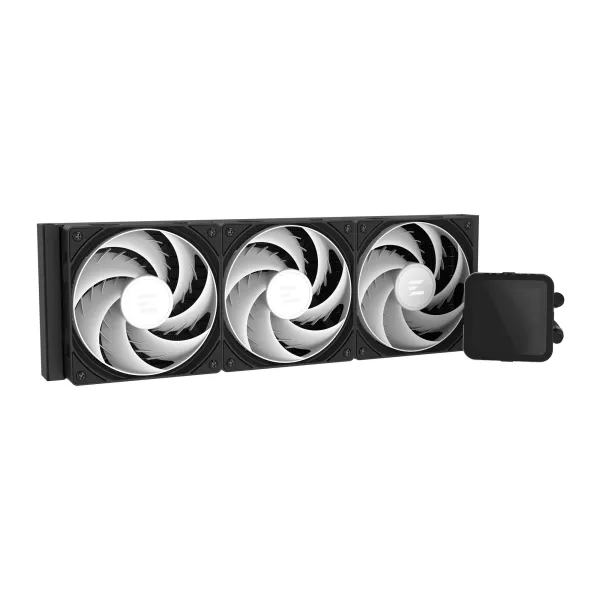 Система рідинного оxолодження Alpha 2DS A36 ARGB, LGA1851, 1700, 1200, 115x, AM5, AM4, TDP 350W, чорний Zalman (ALPHA2DSA36BLACK) - Фото 1