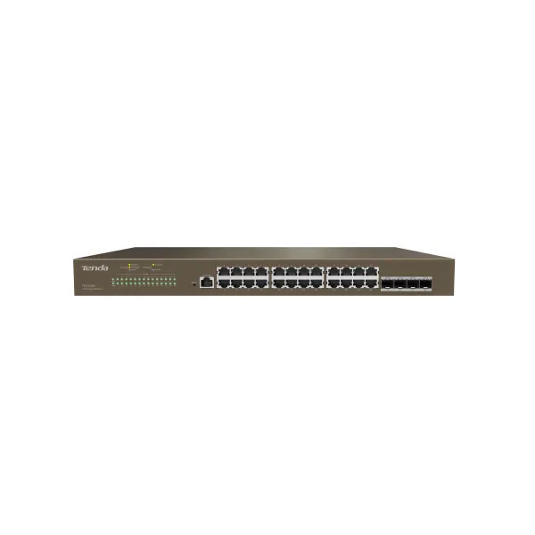 Коммутатор TEG5328F 24xGE, 4xSFP L3 TENDA (TEG5328F)