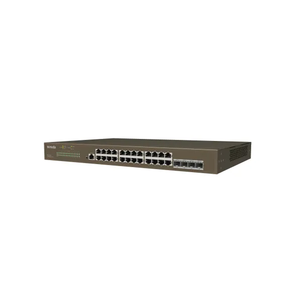 Коммутатор TEG5328F 24xGE, 4xSFP L3 TENDA (TEG5328F) - Фото 3