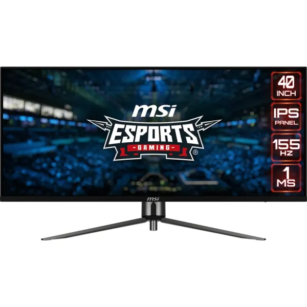Монітор 40" MAG401QR 2xHDMI, DP, USB-C, 2xUSB, Audio, IPS, 3440x1440, 21:9, 155Hz, 1ms, sRGB 118%, AdaptiveSync, HDR400 MSI (9S6-3EA54H-012)