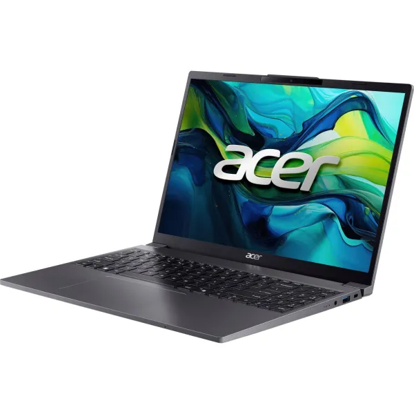 Ноутбук Aspire Go AG17-31P 17.3" FHD IPS, Intel 3-N355, 16GB, F1TB, UMA, Lin, сірий Acer (NX.J8ZEU.009) - Фото 2