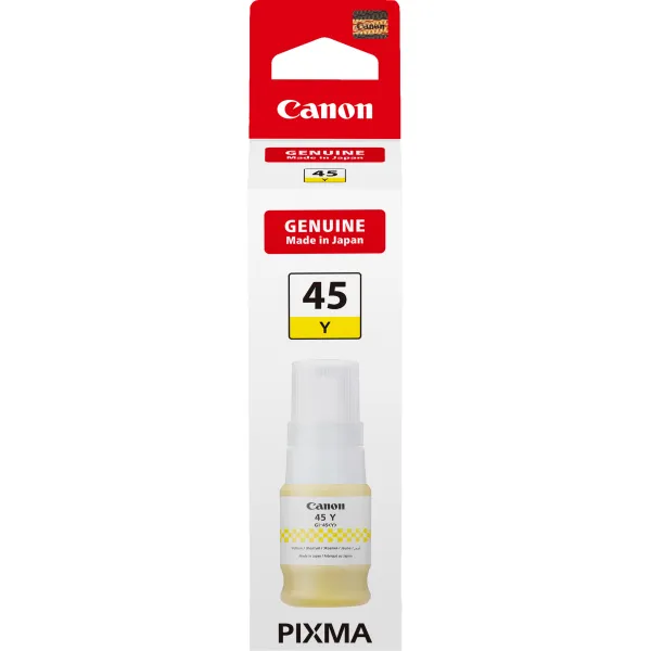 Чернила Pixma GI-45 желтые, 70 мл Canon (6287C001) - Фото 5