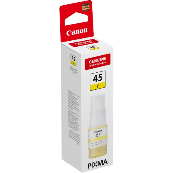 Чернила Pixma GI-45 желтые, 70 мл Canon (6287C001) - Фото 1