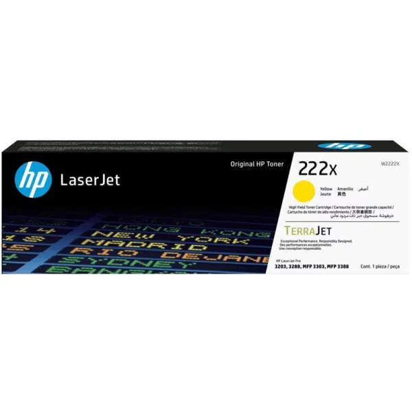 Картридж 222X желтый HP (W2222X)