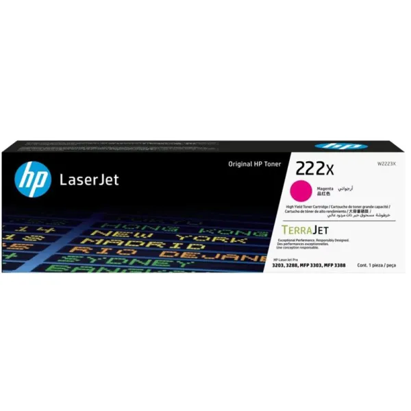 Картридж 222X пурпурный HP (W2223X)