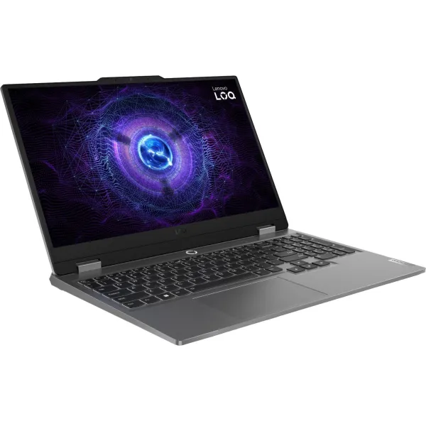 Ноутбук LOQ-15IAX9 15.6" FHD IPS AG, Intel i5-12450HX, 24GB, F1TB, NVD3050-6, DOS, серый Lenovo (83GS00B6RA) - Фото 1