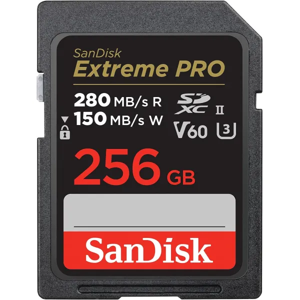 Карта памяти 256GB SD C10 UHS-II U3 R280/W150MB/s Extreme Pro V60 SanDisk (SDSDXEP-256G-GN4IN)