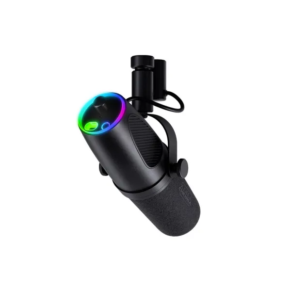 Микрофон USB-A гейминговый, RGB, Ngale X, чёрный Cherry Xtrfy (CX-NGALE-X-RGB-BLACK) - Фото 1