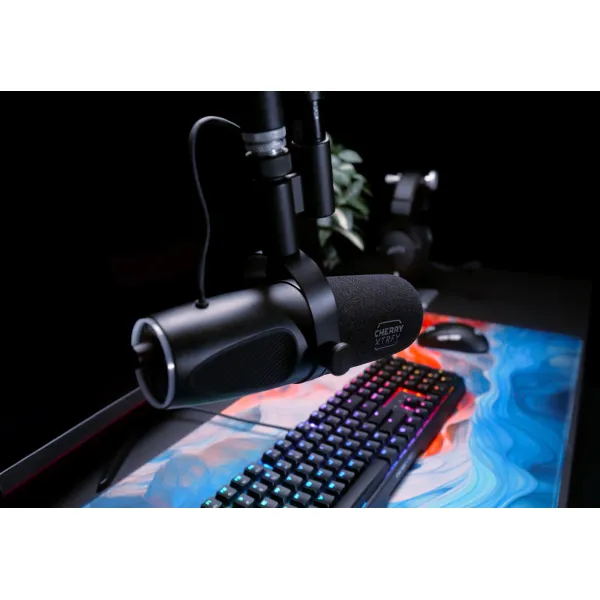 Микрофон USB-A гейминговый, RGB, Ngale X, чёрный Cherry Xtrfy (CX-NGALE-X-RGB-BLACK) - Фото 5