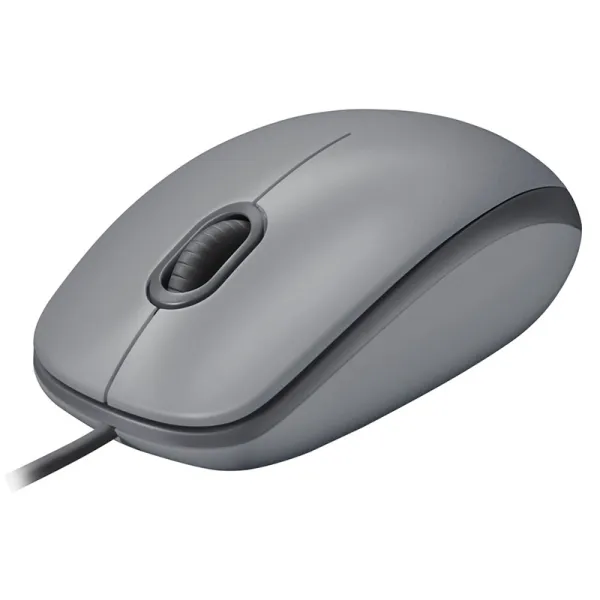 Мышь USB M110 Silent, серая Logitech (910-006760) - Фото 2