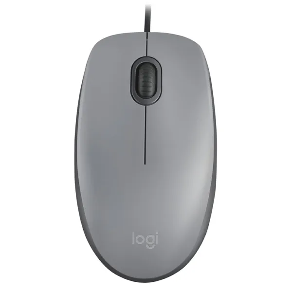 Мышь USB M110 Silent, серая Logitech (910-006760)