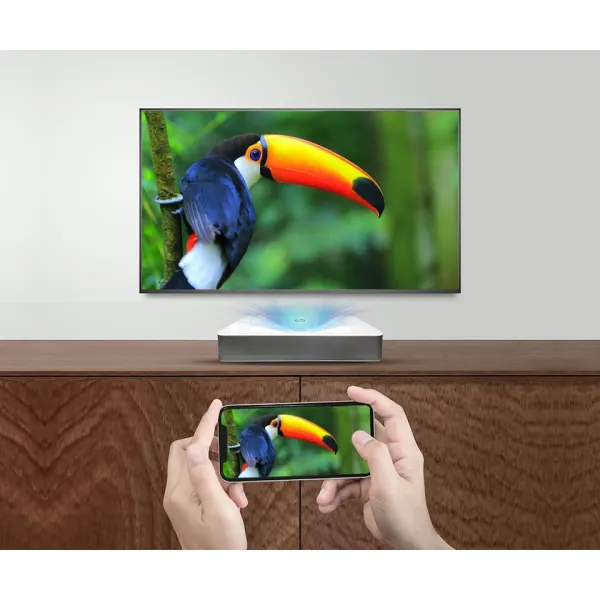 Проектор ультракороткофокусный BP5000 UHD, 2000 lm, LASER, 0.23, WiFi, Smart Aptoide HP (2U5Z7AA) - Фото 2