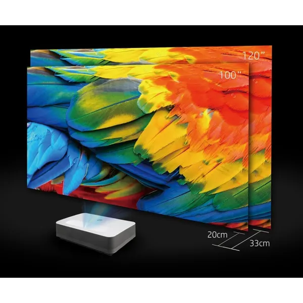Проектор ультракороткофокусный BP5000 UHD, 2000 lm, LASER, 0.23, WiFi, Smart Aptoide HP (2U5Z7AA) - Фото 3