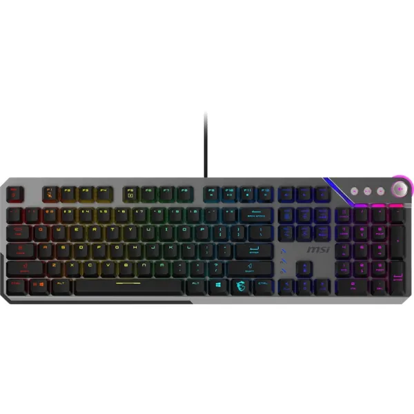 Клавиатура проводная механическая Strike 600 Silent UA, чёрная MSI (S11-04UA225-CLA)