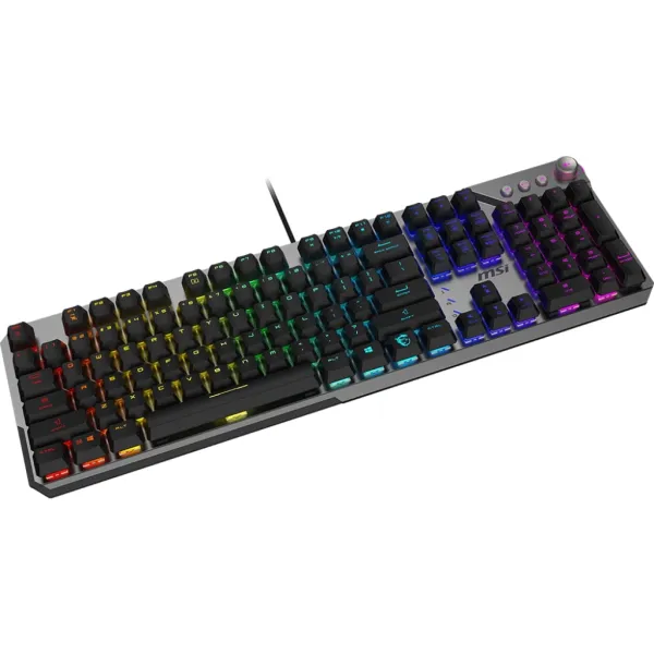 Клавиатура проводная механическая Strike 600 Silent UA, чёрная MSI (S11-04UA225-CLA) - Фото 3