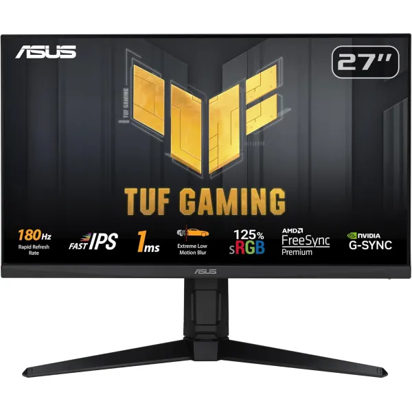 Монитор 27" TUF Gaming VG279QL3A 2xHDMI, DP, MM, IPS, 180Hz, 1ms, sRGB 125%, AdaptiveSync, Pivot, HDR400 Asus (90LM09H0-B01170) - Фото 1