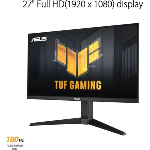 Монитор 27" TUF Gaming VG279QL3A 2xHDMI, DP, MM, IPS, 180Hz, 1ms, sRGB 125%, AdaptiveSync, Pivot, HDR400 Asus (90LM09H0-B01170) - Фото 2