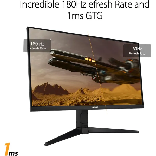 Монитор 27" TUF Gaming VG279QL3A 2xHDMI, DP, MM, IPS, 180Hz, 1ms, sRGB 125%, AdaptiveSync, Pivot, HDR400 Asus (90LM09H0-B01170) - Фото 3