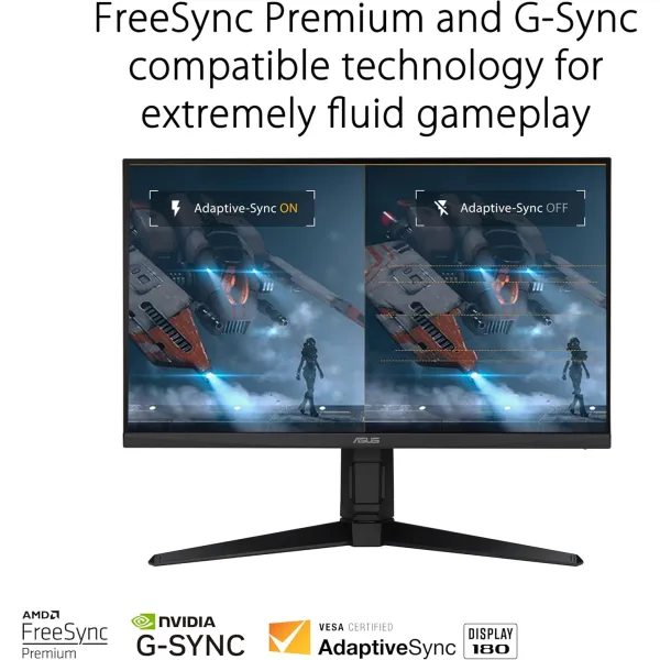 Монитор 27" TUF Gaming VG279QL3A 2xHDMI, DP, MM, IPS, 180Hz, 1ms, sRGB 125%, AdaptiveSync, Pivot, HDR400 Asus (90LM09H0-B01170) - Фото 4