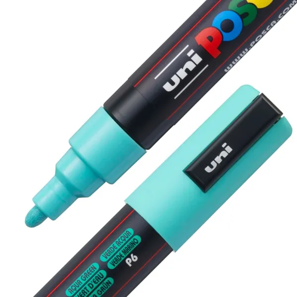 Набор маркеров для рисования POSCA Soft Color, 1,8-2,5 мм, 8 шт Uni (PC-5M SOFT COLOR 8C) - Фото 3