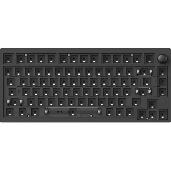 Клавіатура WL/BT/USB-A механічна, RGB P1 Pro, Keychron Super Red, Hot-Swap, EN/UKR Carbon Black Lemokey (P1P-M1-UA) - Фото 6