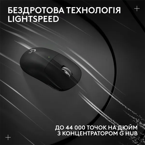 Миша бездротова G Pro X Superlight 2 Lightspeed, чорна Logitech (910-006630) - Фото 13