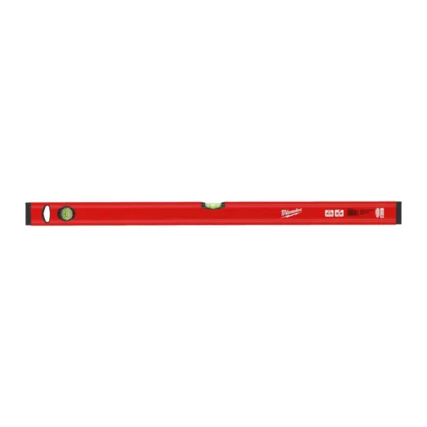 Уровень Slim Box, 80см, 2 капсулы, алюминиевый корпус Milwaukee (4932459092)