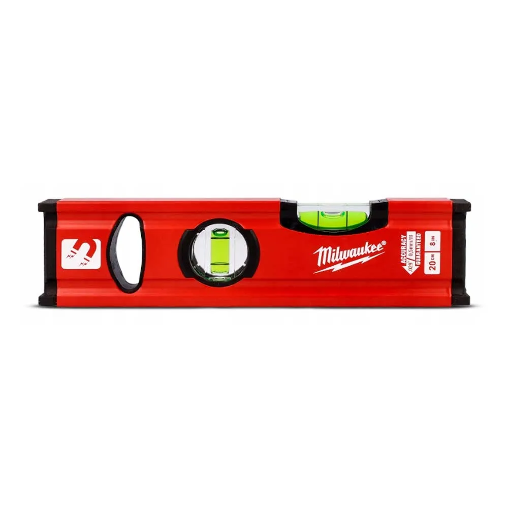 Рівень Slim Box, 20см, 2 капсула, алюмінієвий корпус Milwaukee (4932478897) Рівень Slim Box, 20см, 2 капсула, алюмінієвий корпус Milwaukee (4932478897)