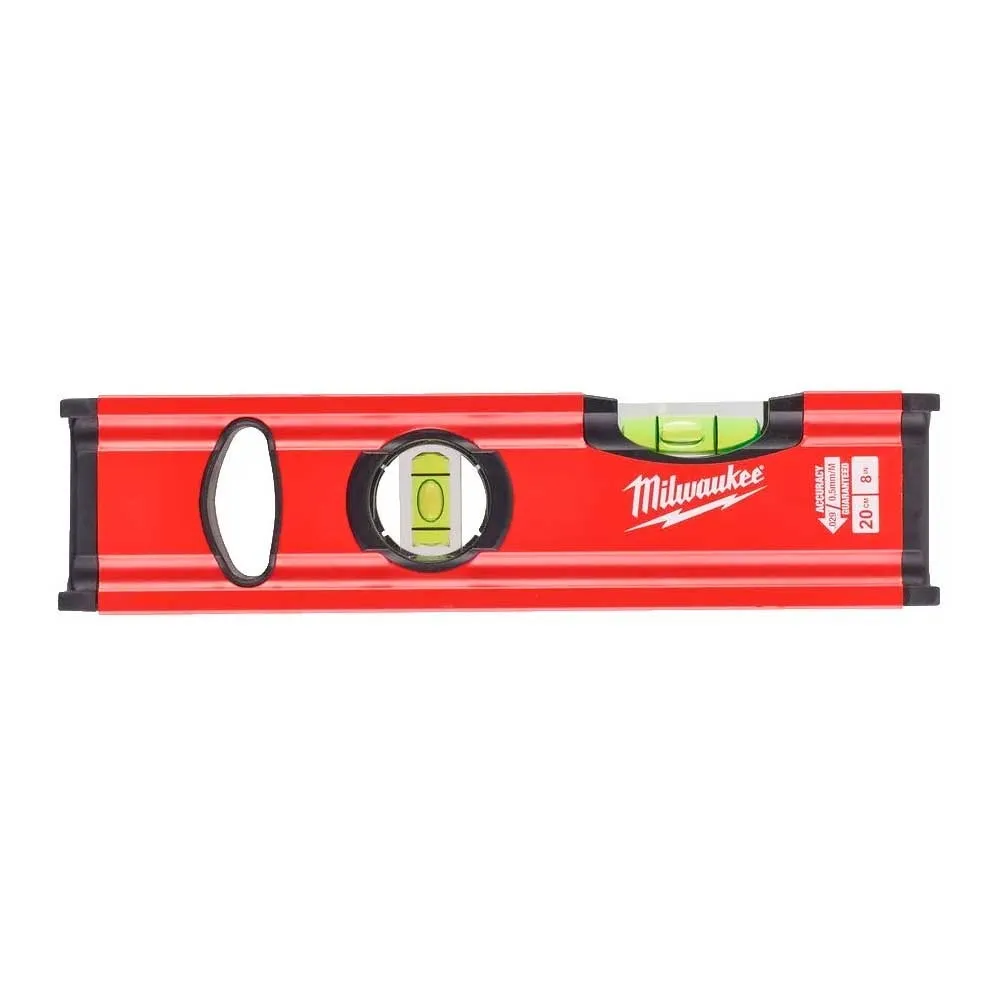 Рівень Slim 20 , 20см, 2 капсула, алюмінієвий корпус Milwaukee (4932472091) - Фото 2
