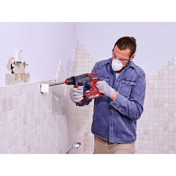 Перфоратор аккумуляторный TE-HD 18/20LI – Solo, SDS-plus, PXC 18В, 1.8Дж, 0-1300об•мин, 4750уд•мин, кейс, 2.7кг, без АКБ и ЗП Einhell (4514260) - Фото 1
