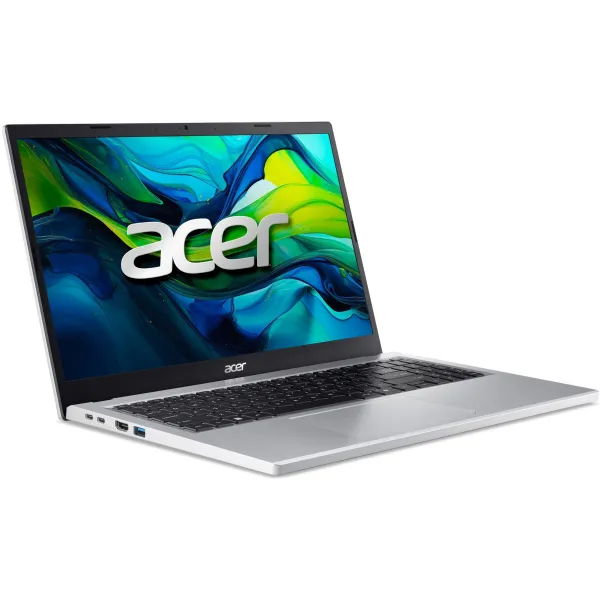 Acer Ноутбук Aspire Go AG15-32P 15.6" FHD IPS, Intel P N250, 8GB, F512GB, UMA, Lin, сріблястий - Фото 1