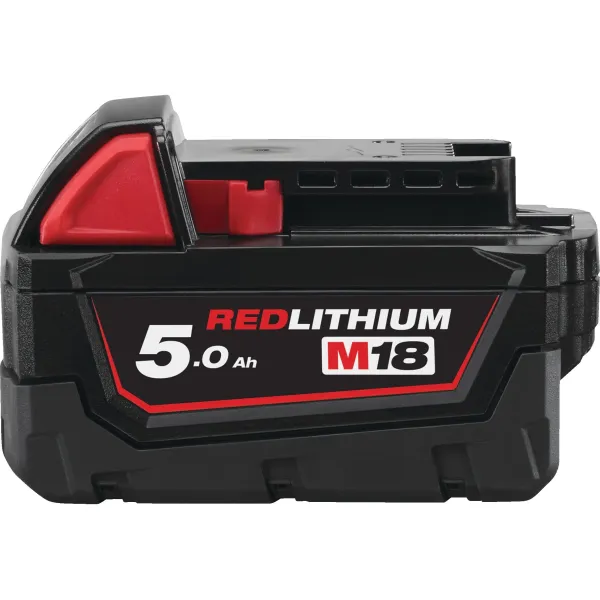 Набір акумулятора та зарядного пристрою NRG-502 12В 1х2А·год Redlithium M12, 18В 2х5А·год Redlithium M18, ЗП M12-18FC Milwaukee (4933459217) - Фото 6