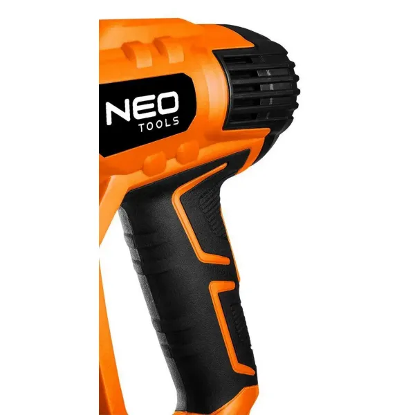 Фен строительный  2000Вт 70-600°C 300/500л·мин 0.77кг Neo Tools (04-710) - Фото 6
