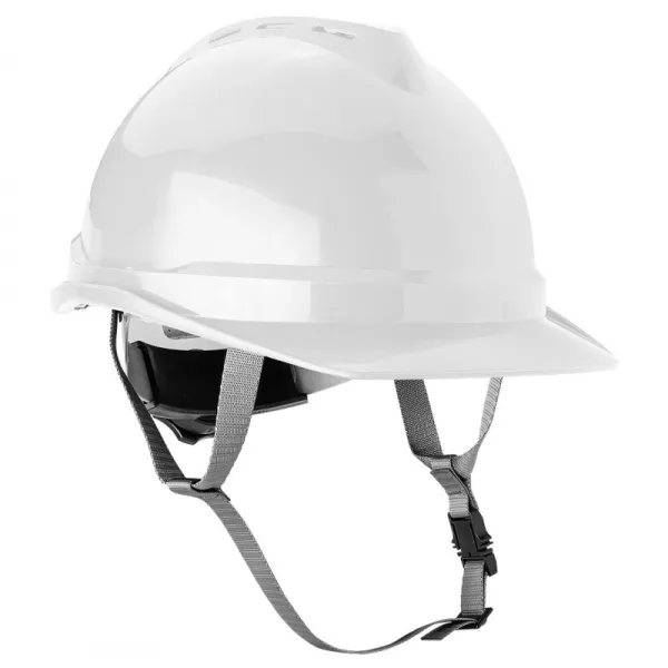 Каска захисна, пластик ABS, пряжка для регулювання, білий Neo Tools (97-221)