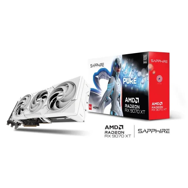 Відеокарта Radeon RX 9070 XT 16GB GDDR6 PURE GAMING OC SAPPHIRE (11348-02-20G) - Фото 5