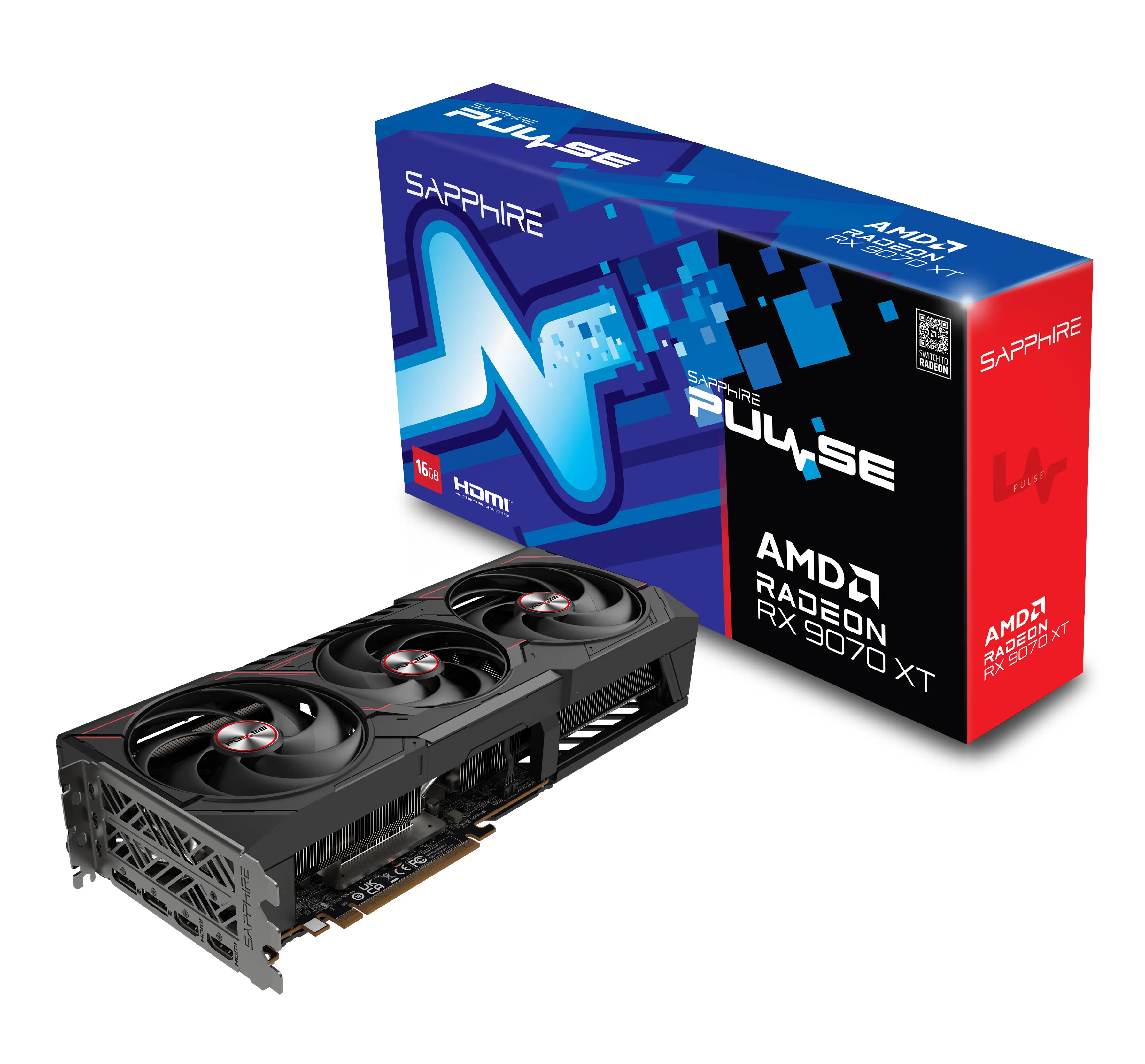 Видеокарта Radeon RX 9070 XT 16GB GDDR6 PULSE GAMING OC SAPPHIRE (11348-03-20G) - Фото 5