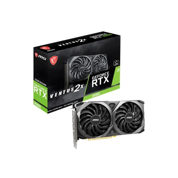 Відеокарта GeForce RTX 3060 12GB GDDR6 VENTUS 2X OC MSI (912-V397-886) - Фото 4