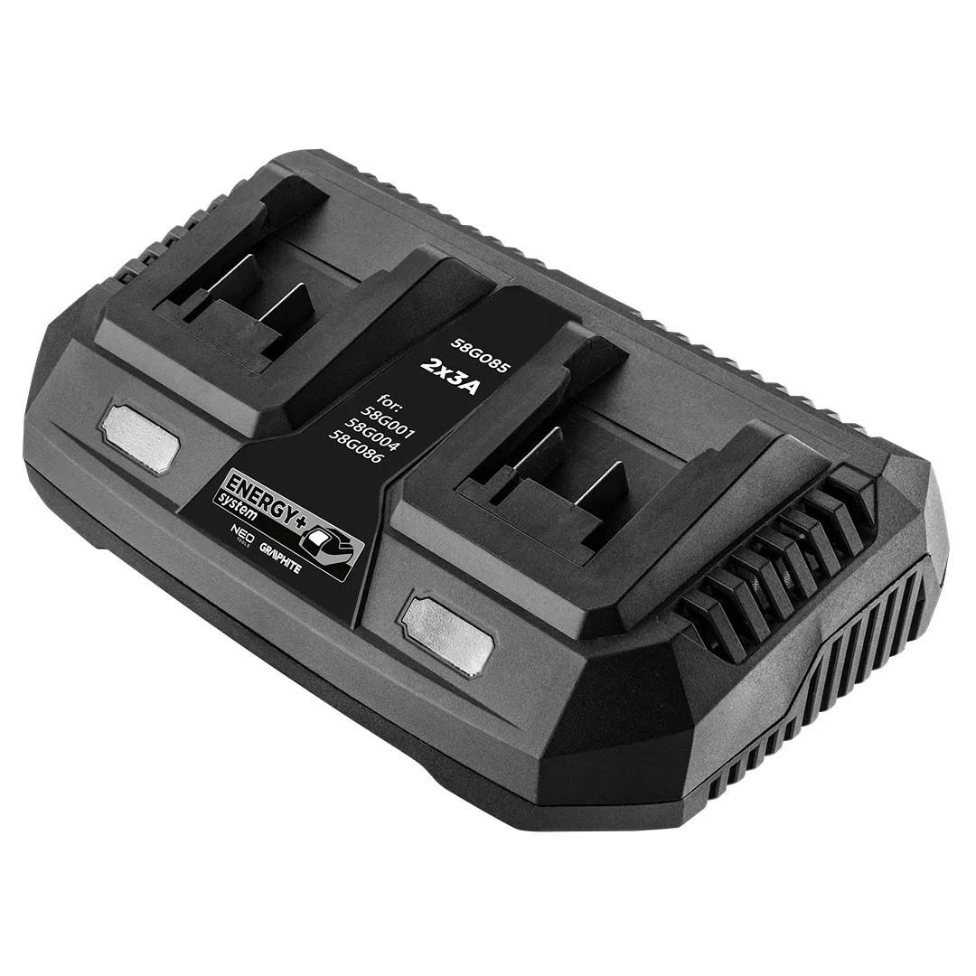Зарядний пристрій Energy+ 18В, 3А,0.74кг GRAPHITE (58G085) Зарядний пристрій Energy+ 18В, 3А,0.74кг GRAPHITE (58G085)