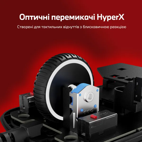 Мишь USB-A RGB Pulsefire Saga чёрная HyperX (A2PB3AA) - Фото 2