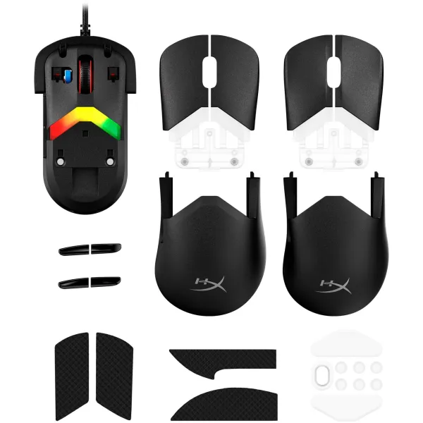 Мишь USB-A RGB Pulsefire Saga чёрная HyperX (A2PB3AA) - Фото 13