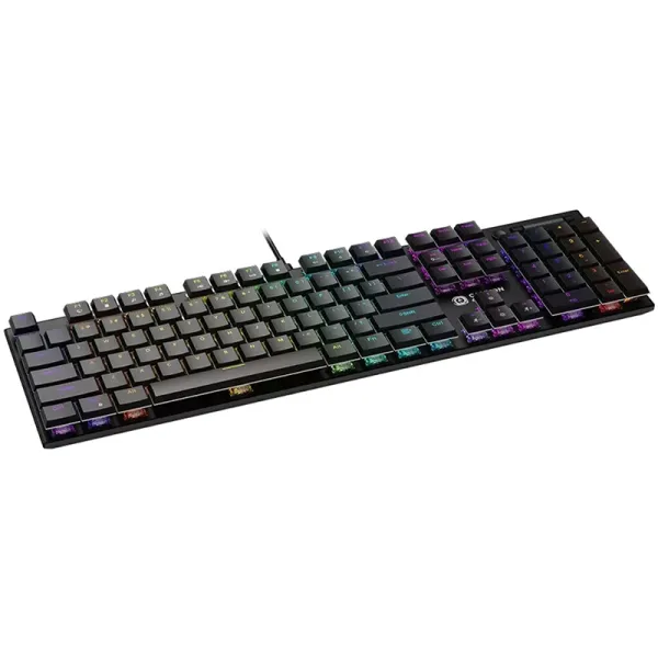 Клавиатура USB, RGB Cometstrike GK-55, ENG/UKR, чёрная Canyon (CND-SKB55-US) - Фото 4