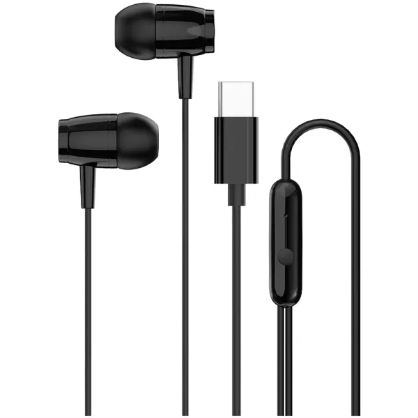 Наушники проводные USB Type-C SEP-5 чёрные Canyon (CNS-CEP5B)
