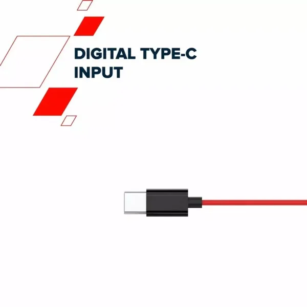 Наушники проводные USB Type-C SEP-5 красные Canyon (CNS-CEP5R) - Фото 3