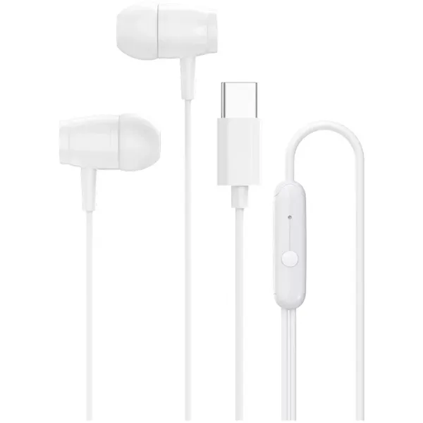 Наушники проводные USB Type-C SEP-5 белые Canyon (CNS-CEP5W)