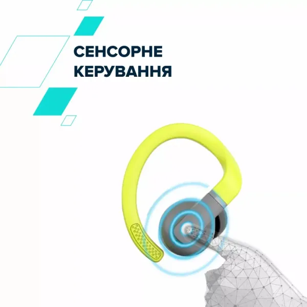 Наушники беспроводные BT OnRun 11 Sport белые Canyon (CNS-TWS11W) - Фото 2