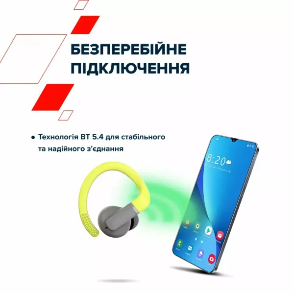 Наушники беспроводные BT OnRun 11 Sport белые Canyon (CNS-TWS11W) - Фото 5